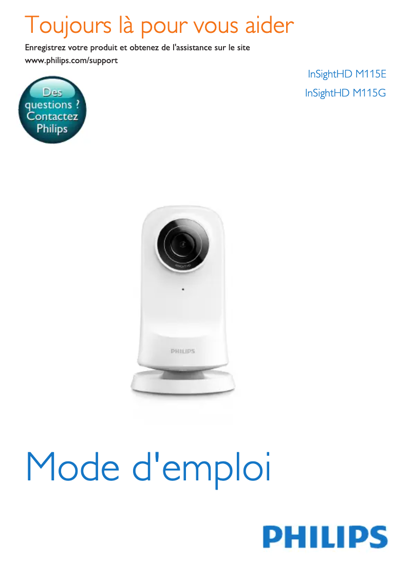 Image de la première page du manuel de l'appareil M115E