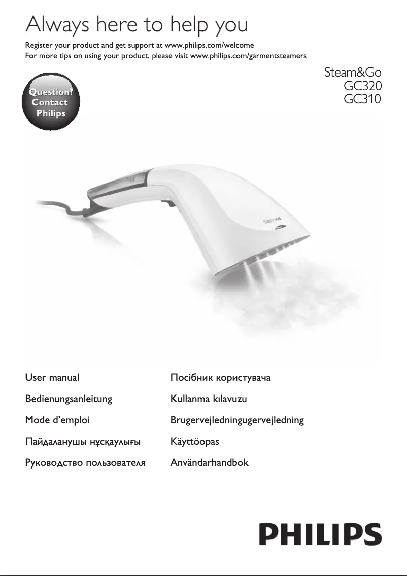 Página 1 del manual Manual de usuario Philips Elance GC3109