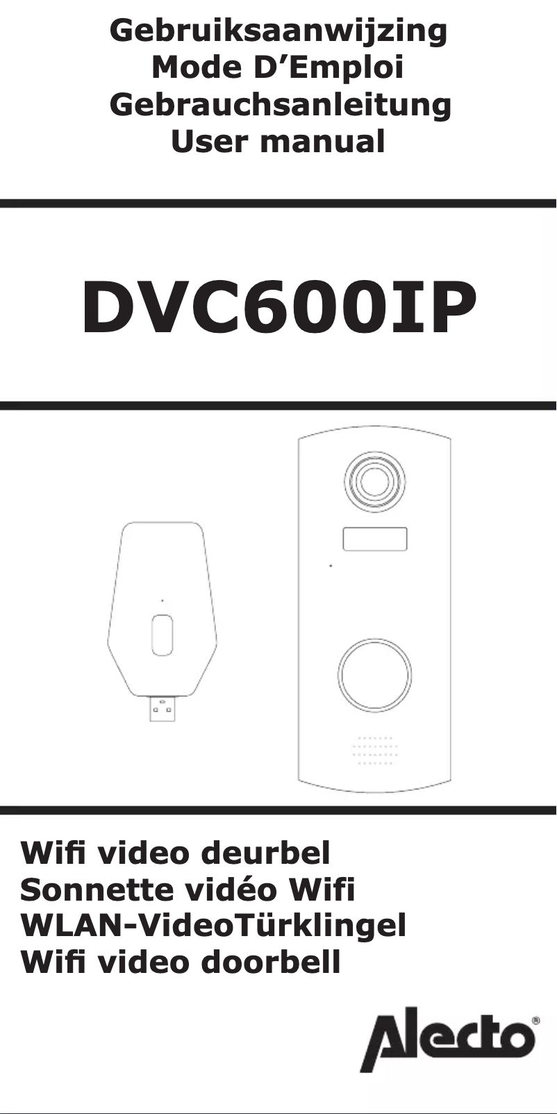 Imagen de la primera página del manual del dispositivo DVC600IP