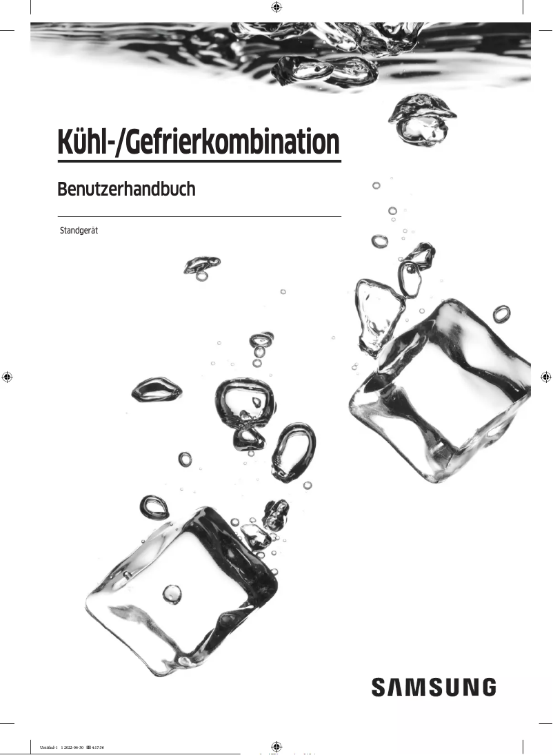 Page 1 de la notice Manuel utilisateur Samsung RF65A96768A