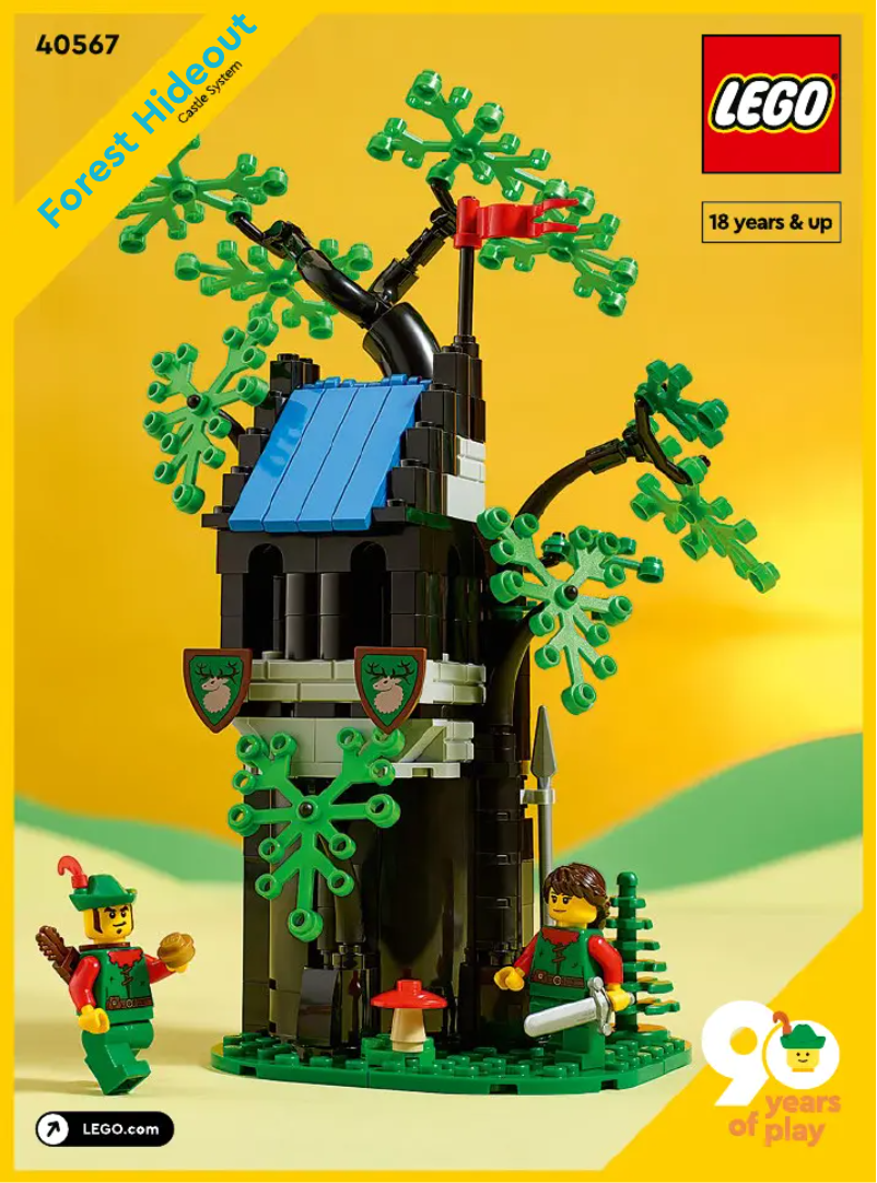 Page n°1 - Manuel utilisateur Lego Forest Hideout 40567