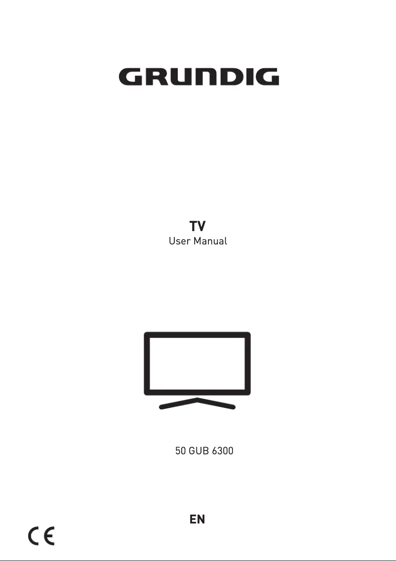 Image de la première page du manuel de l'appareil 50 GUB 6300