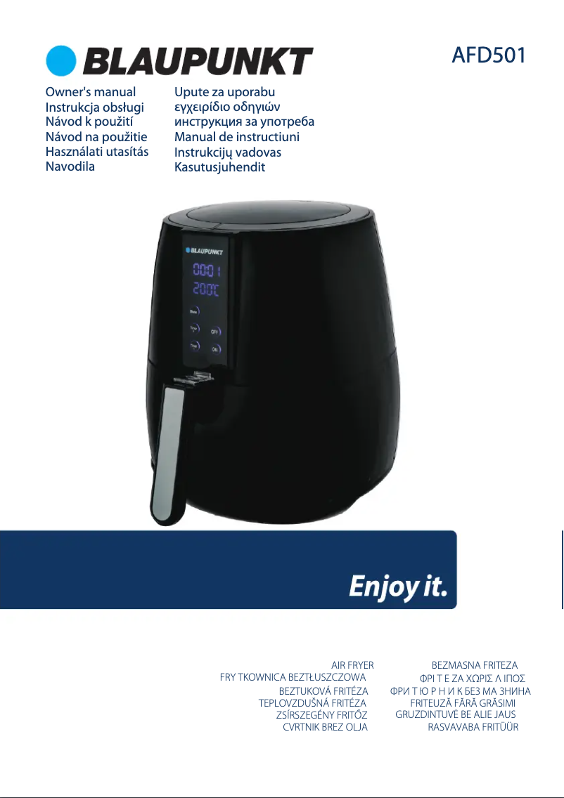 Image de la première page du manuel de l'appareil AFD501