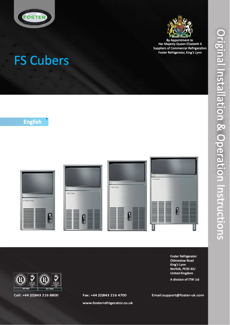 Page 1 de la notice Manuel utilisateur Gamko FS90