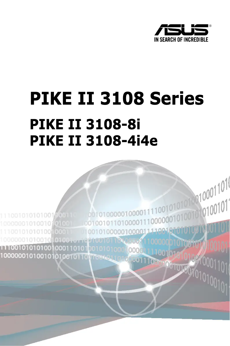 Page n°1 - Manuel utilisateur Asus PIKE II 3108-8i-16PD/2G