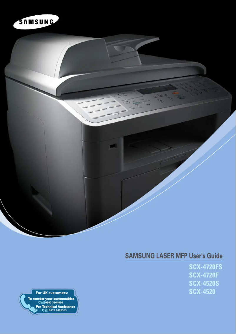Page n°1 - Manuel utilisateur Samsung SCX-4270F