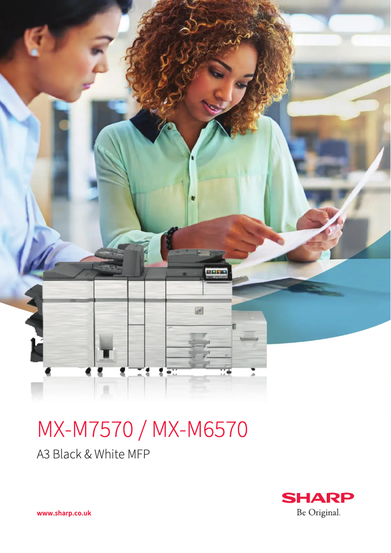 Page n°1 - Brochure Sharp MX-M7570