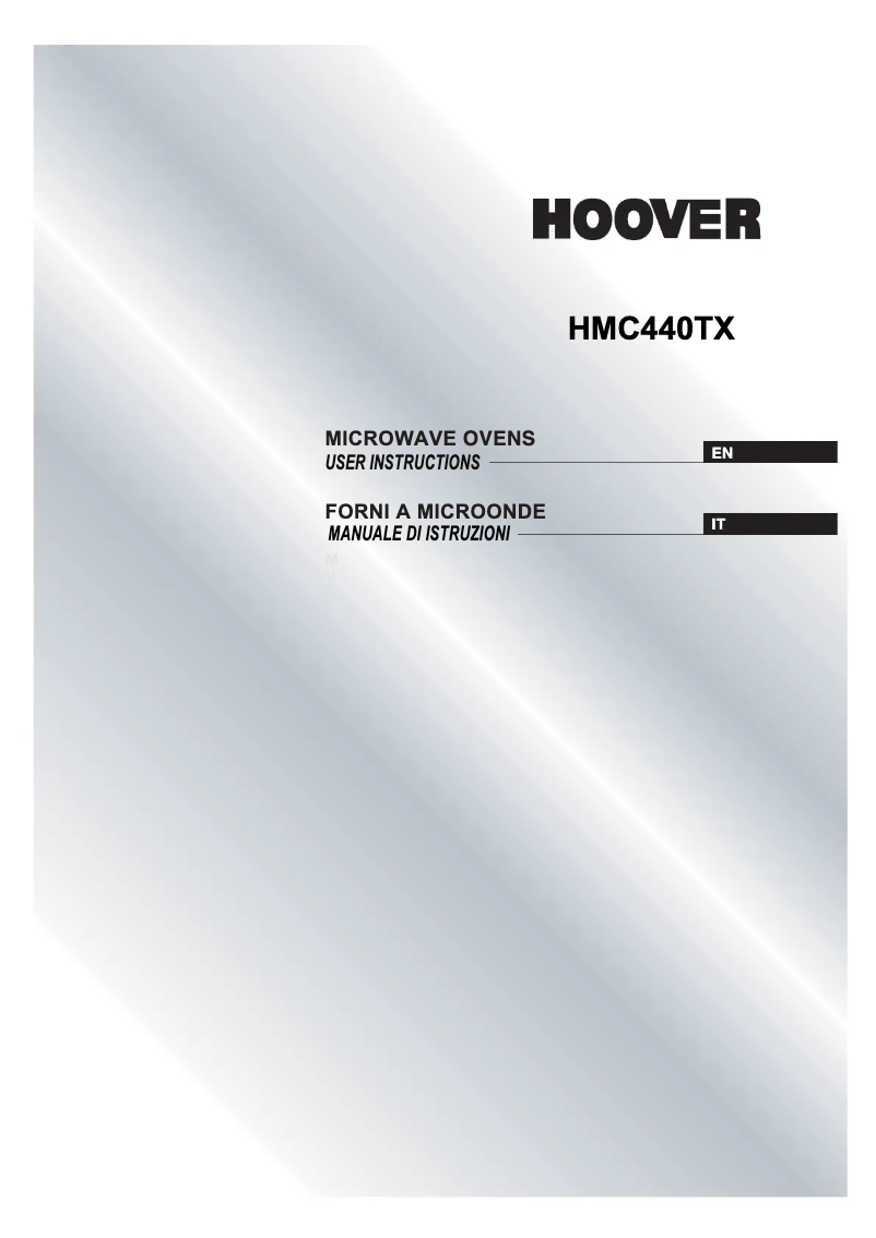 Página 1 del manual Manual de usuario Hoover HMC440TX