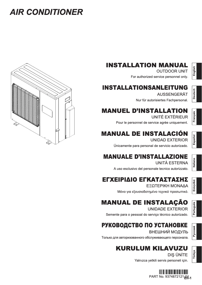 Page 1 de la notice Manuel utilisateur Fujitsu AOYG30LAT4