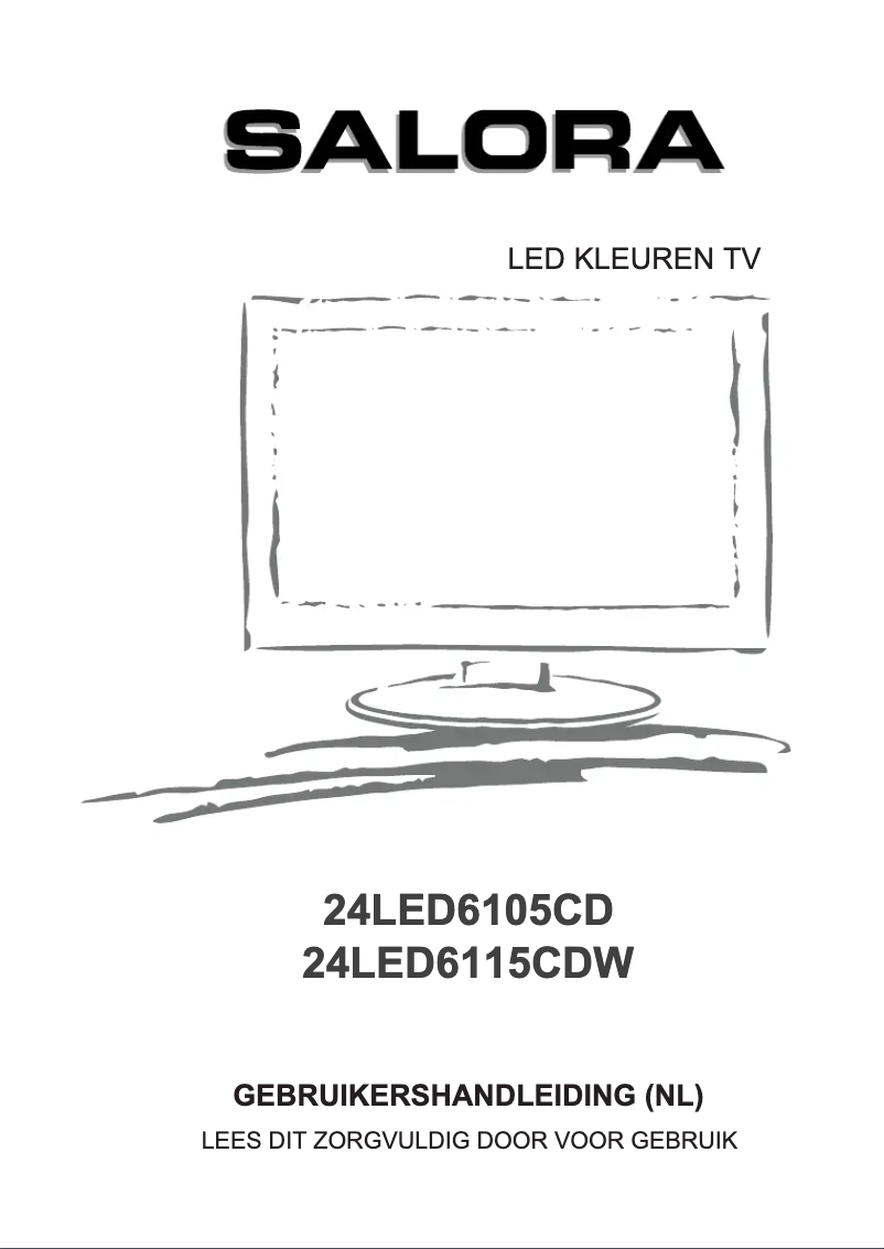Page n°1 - Manuel utilisateur Salora 24LED6115CDW