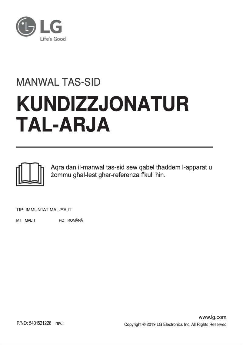 Imagen de la primera página del manual del dispositivo F12MT