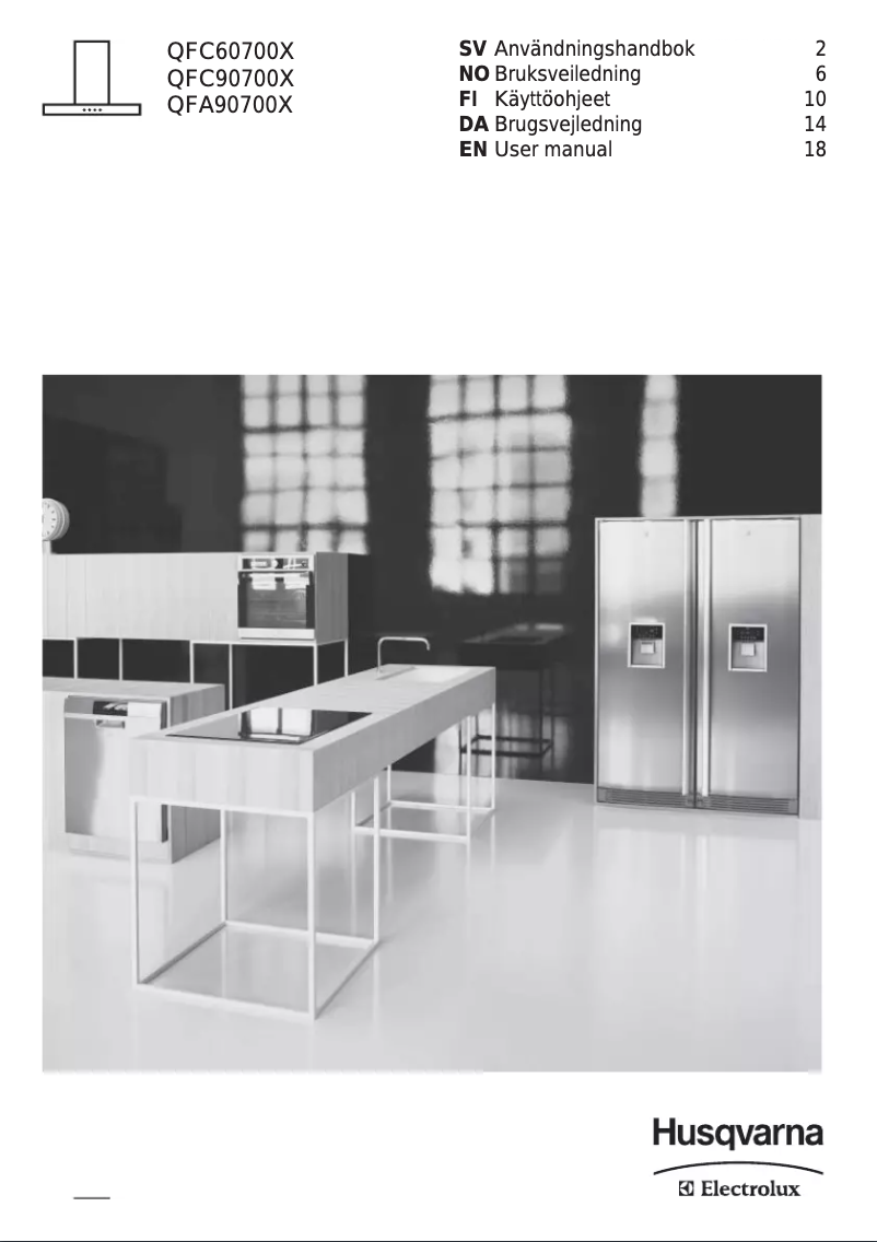 Image de la première page du manuel de l'appareil QFC90700X