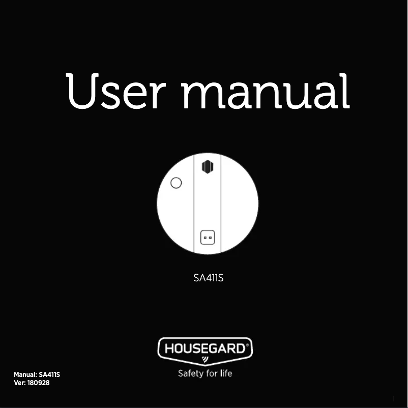 Image de la première page du manuel de l'appareil SA411S