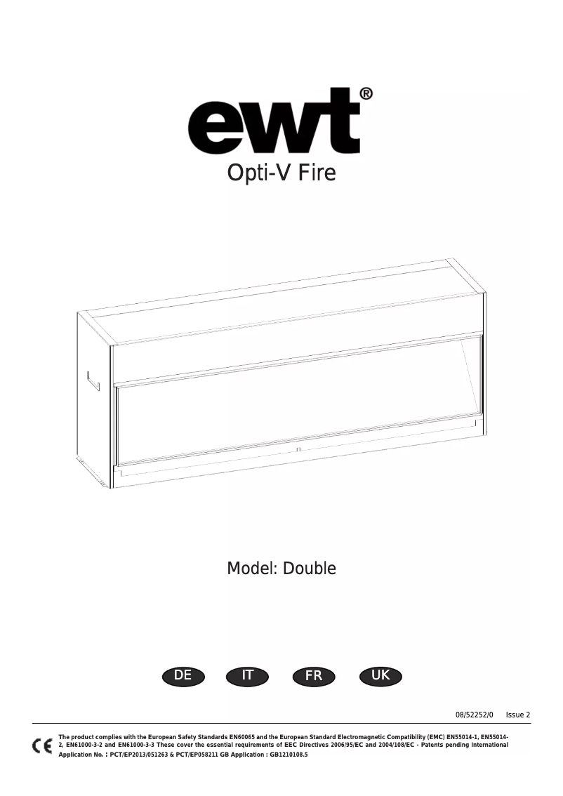 Page n°1 - Manuel utilisateur EWT Opti-V Fire Double