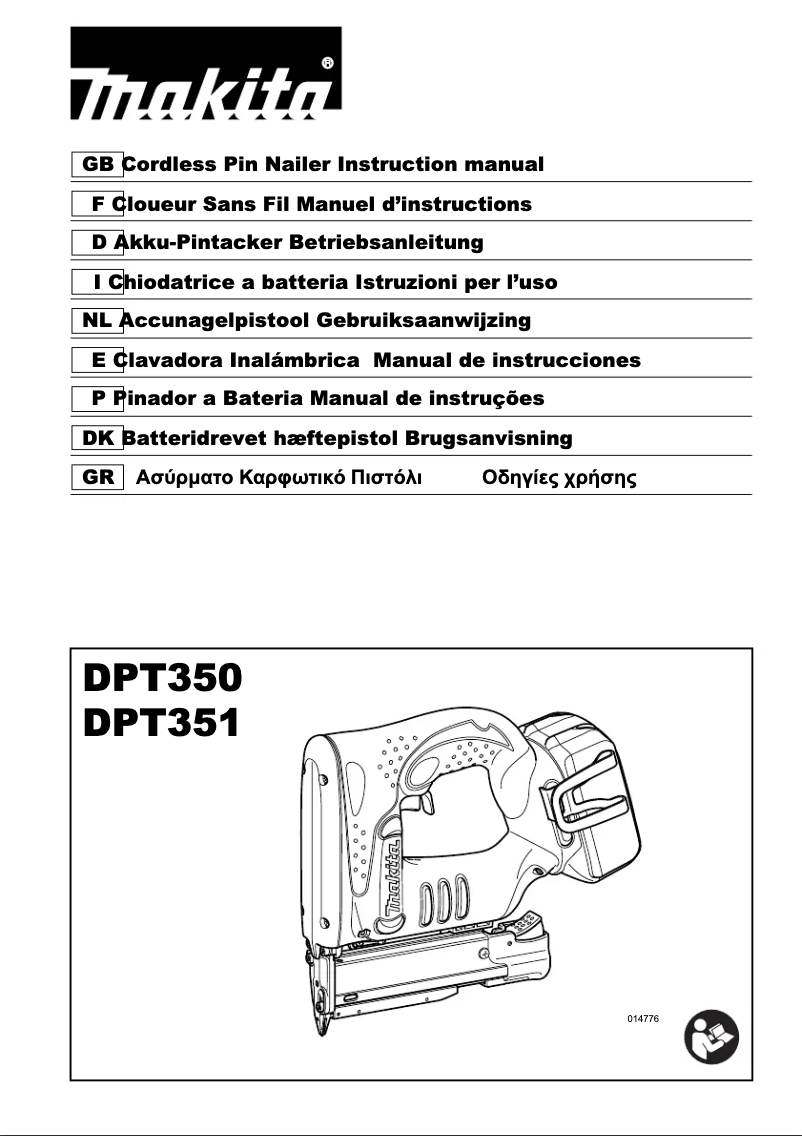 Page n°1 - Manuel utilisateur Makita DPT351
