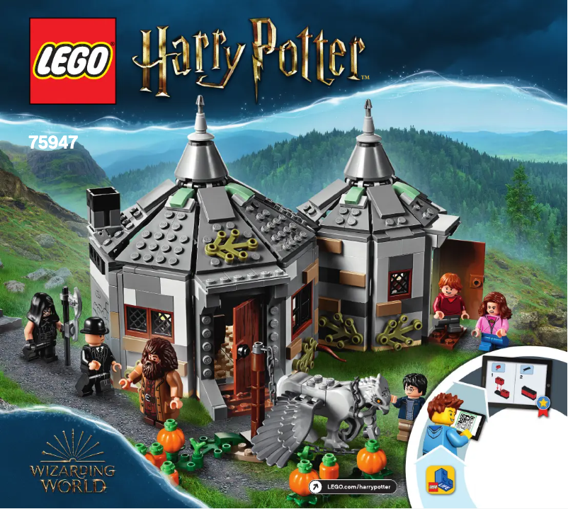 Page 1 de la notice Manuel utilisateur Lego Harry Potter 75947