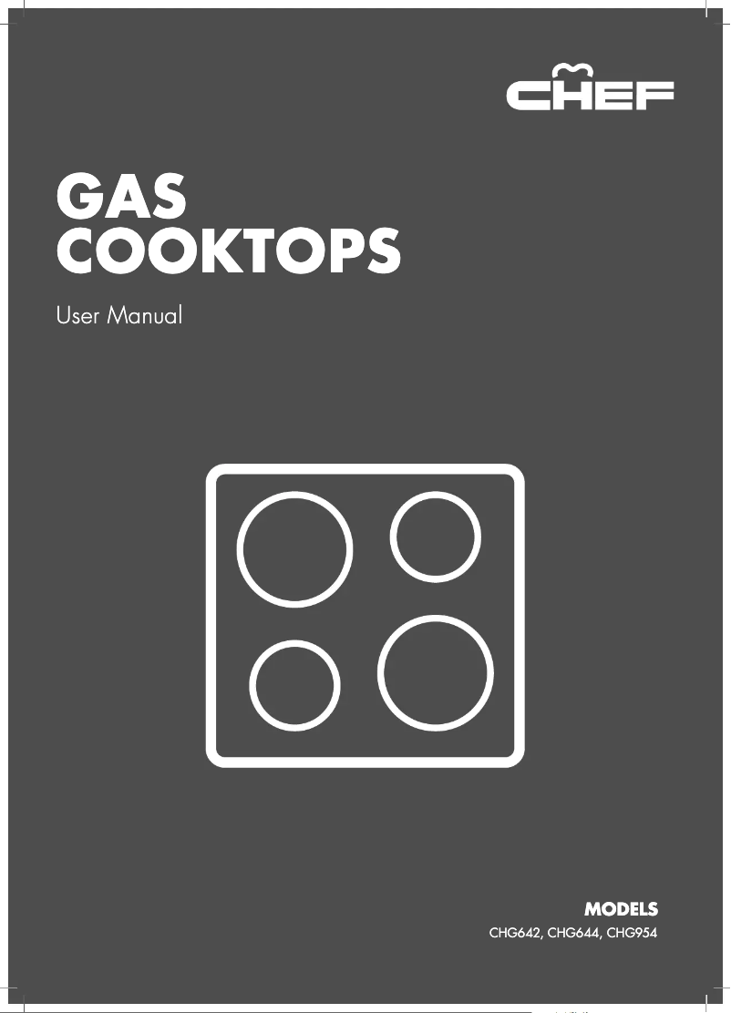 Image de la première page du manuel de l'appareil CHG644SC