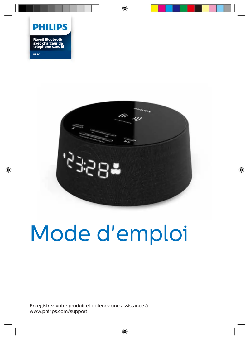 Page 1 de la notice Manuel utilisateur Philips TAPR702