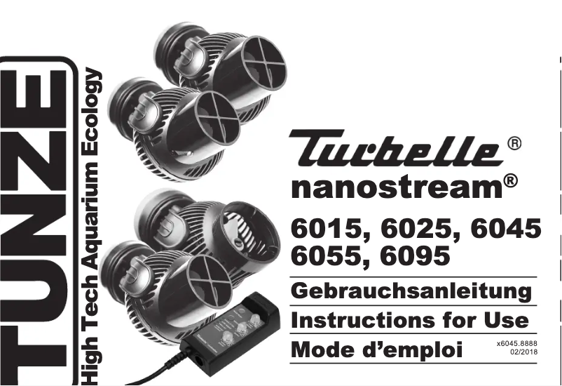 Page 1 de la notice Manuel utilisateur Tunze Nanostream 6015