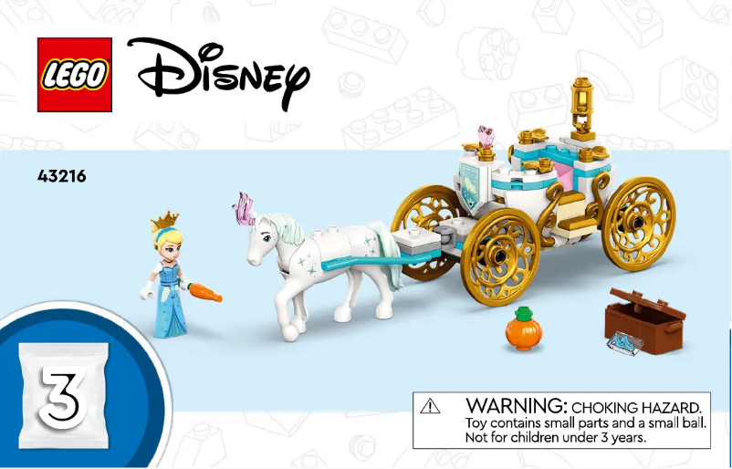 Page n°1 - Manuel utilisateur Lego Disney 43216