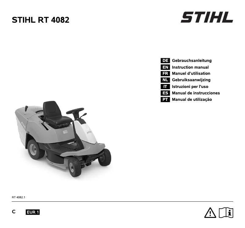Página 1 del manual Manual de usuario Stihl RT 4082