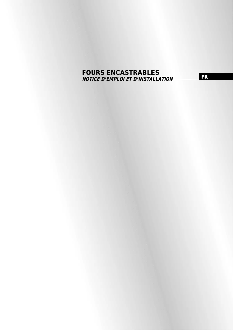Image de la première page du manuel de l'appareil FL 636 W