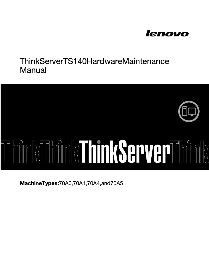 Page n°1 - Manuel utilisateur Lenovo ThinkServer TS140