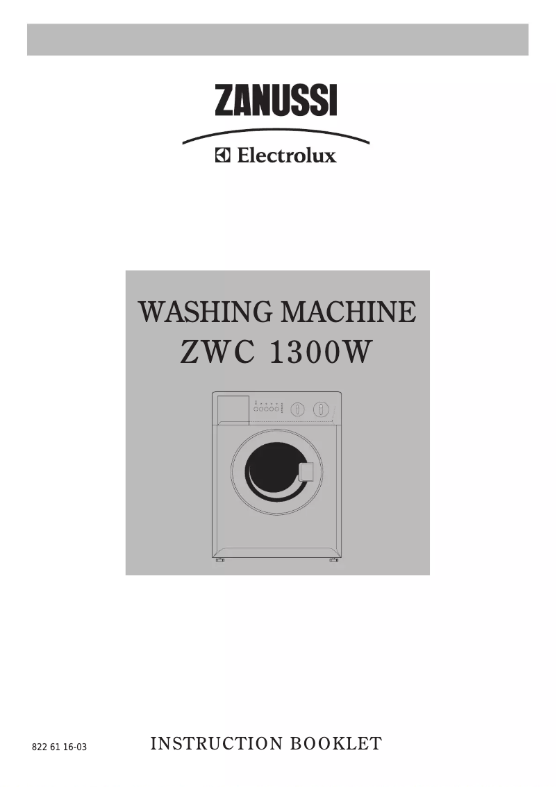 Page 1 de la notice Manuel utilisateur Zanussi-Electrolux FCS 1320 C