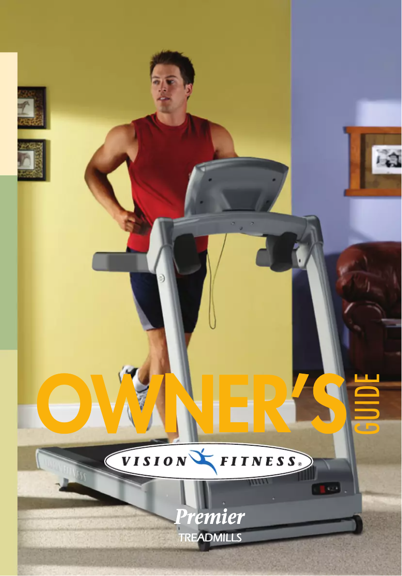 Page n°1 - Manuel utilisateur Vision Fitness T9200 Premier