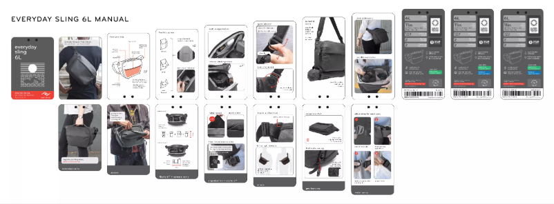 Page n°1 - Manuel utilisateur Peak Design Everyday Sling