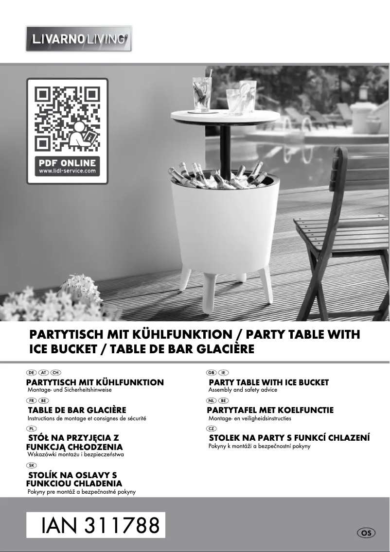 Page 1 de la notice Manuel utilisateur Livarno Lux IAN 311788