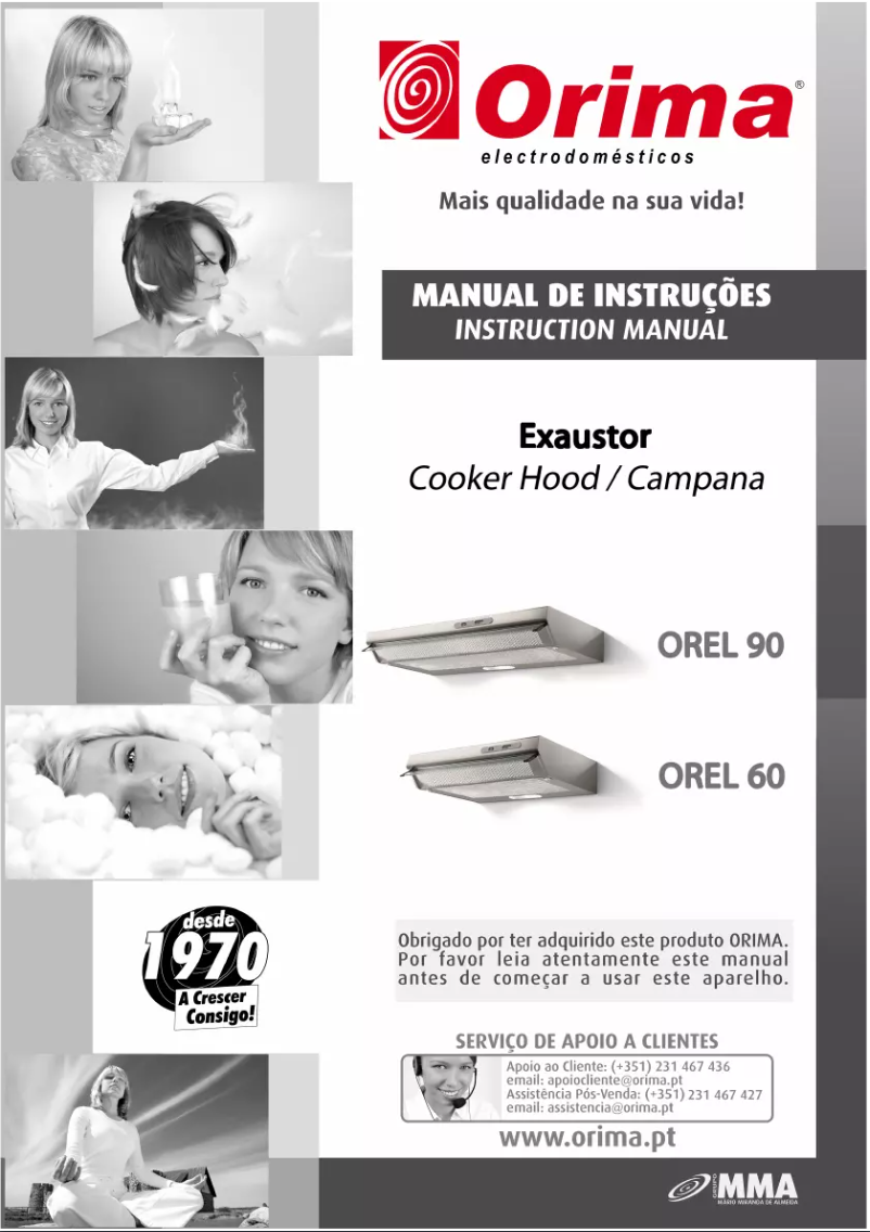 Page 1 de la notice Manuel utilisateur Orima OREL 60