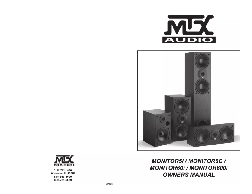 Page 1 de la notice Manuel utilisateur MTX Audio Monitor5i