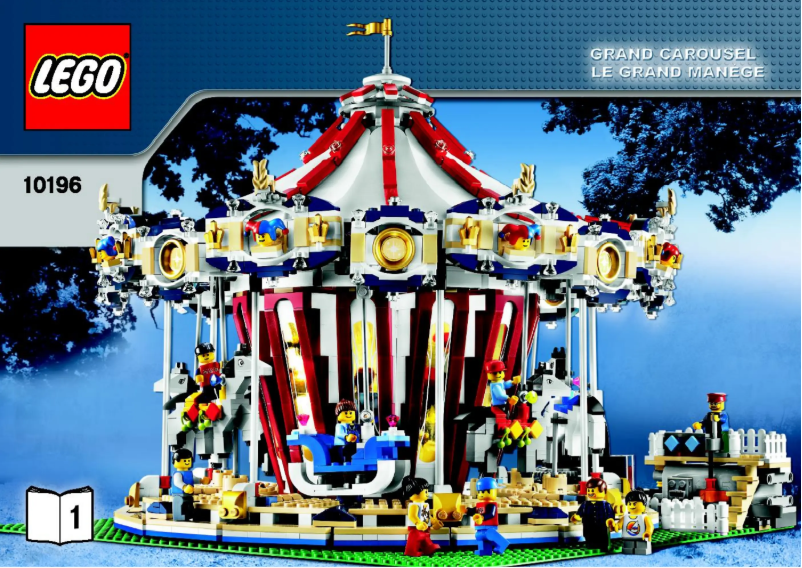 Page 1 de la notice Manuel utilisateur Lego Grand Carousel