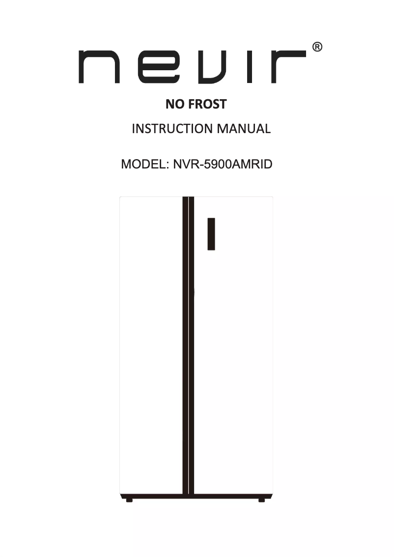 Page n°1 - Manuel utilisateur Nevir NVR-5900AMRID