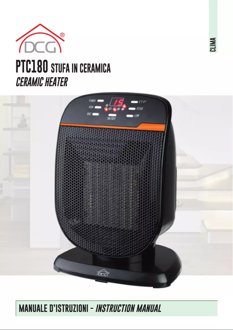Página 1 del manual Manual de usuario DCG PTC180