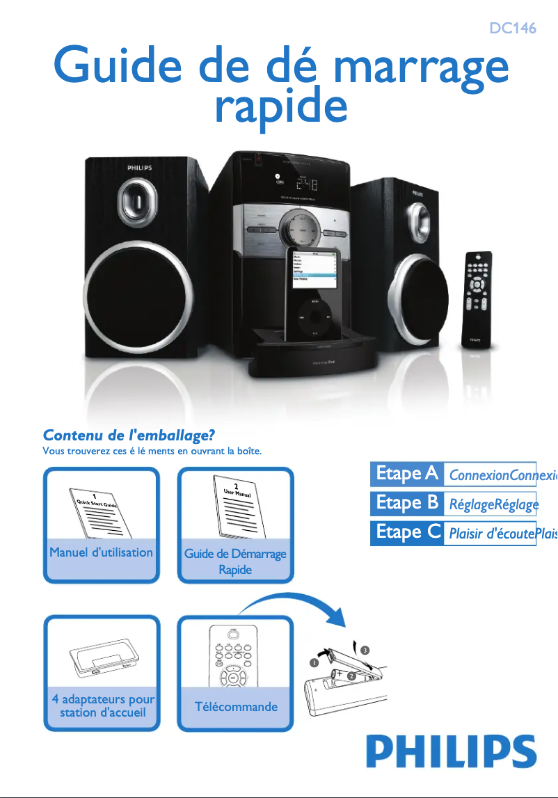 Image de la première page du manuel de l'appareil DC146