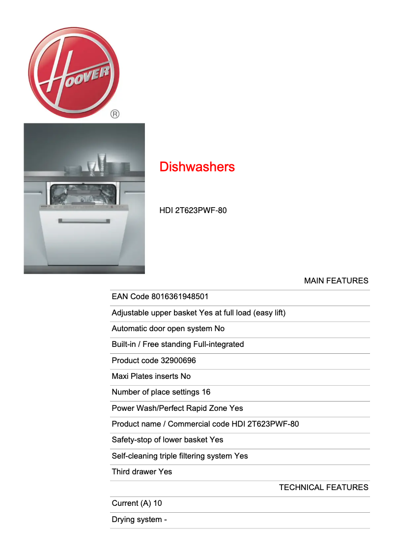 Image de la première page du manuel de l'appareil DYNAMIC MEGA ONE FI HDI 2T623PWF-80