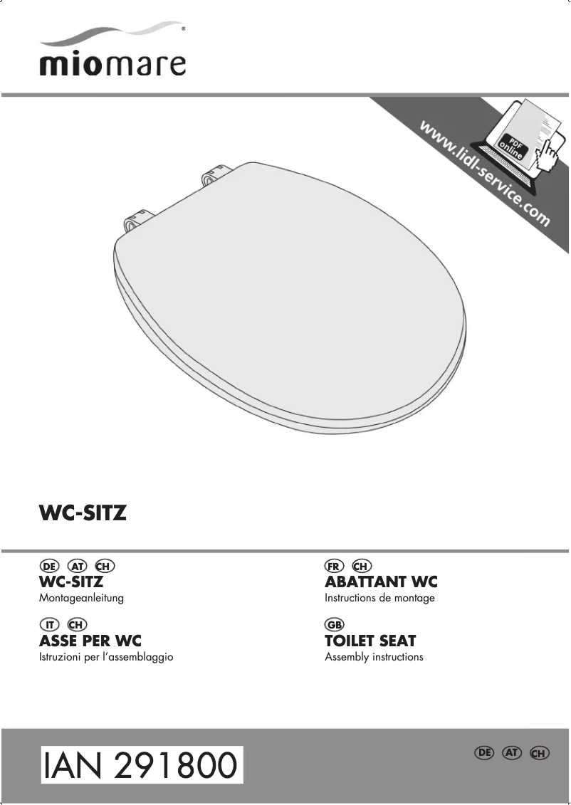 Page 1 de la notice Manuel utilisateur Miomare IAN 291800