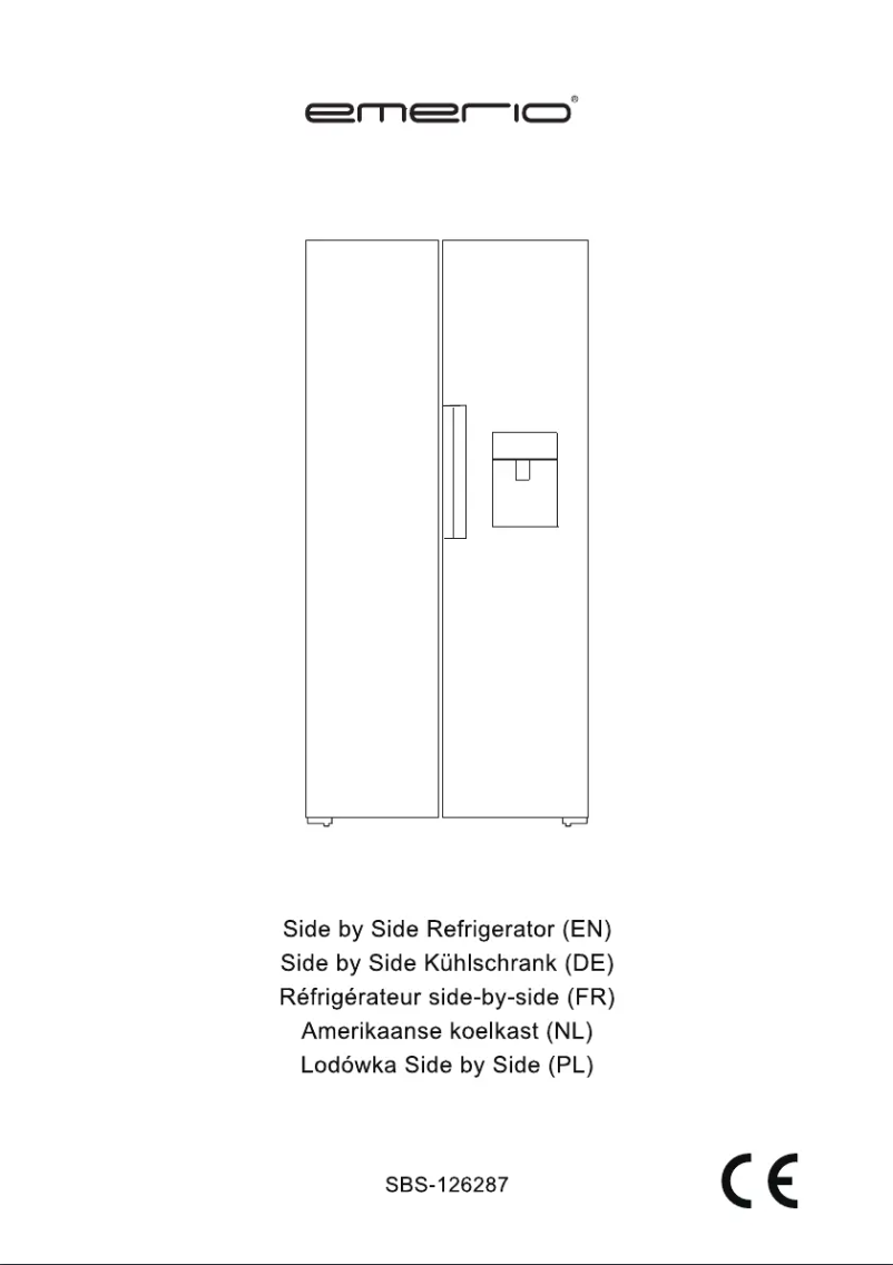 Page 1 de la notice Manuel utilisateur Emerio SBS-126287