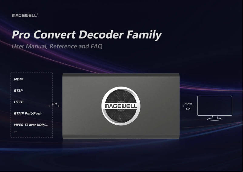 Image de la première page du manuel de l'appareil Pro Convert