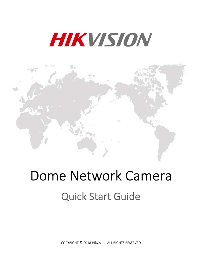 Page 1 de la notice Guide de démarrage rapide Hikvision DS-2XM6726G0-IDM
