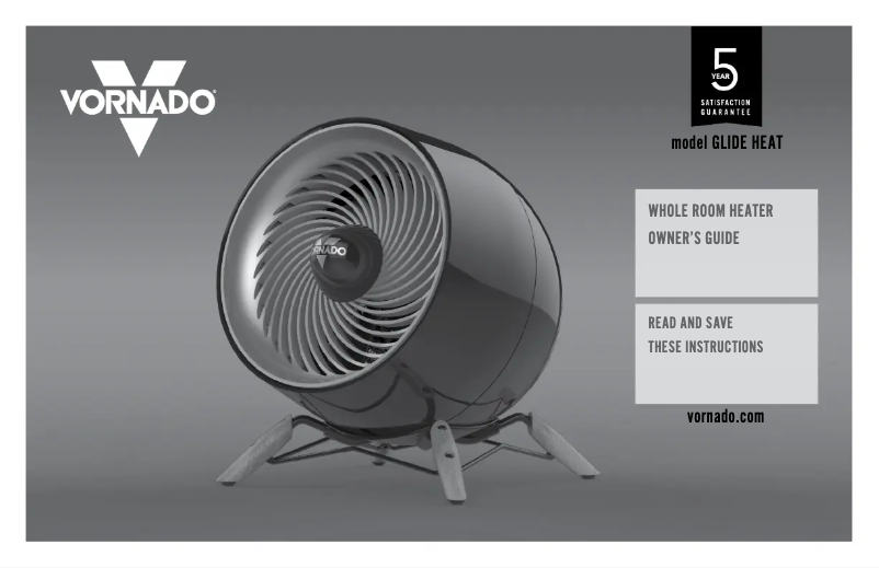 Page 1 de la notice Manuel utilisateur Vornado Pivot Heat