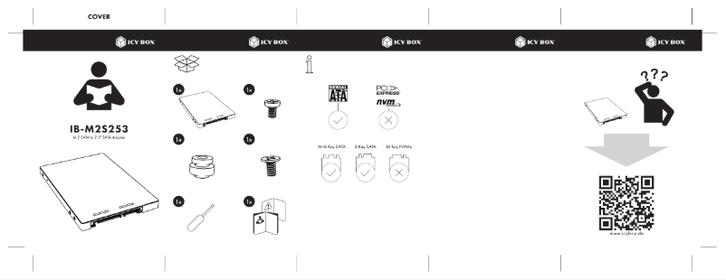 Page n°1 - Manuel utilisateur Icy Box IB-M2S253