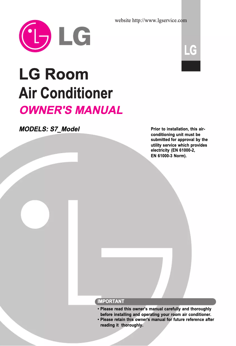 Page 1 de la notice Manuel utilisateur LG A10FR