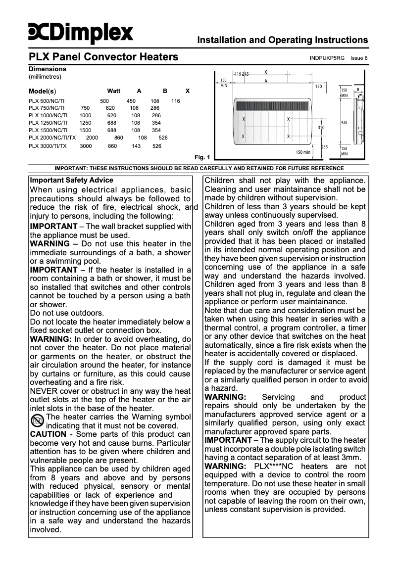 Image de la première page du manuel de l'appareil PLX750NC