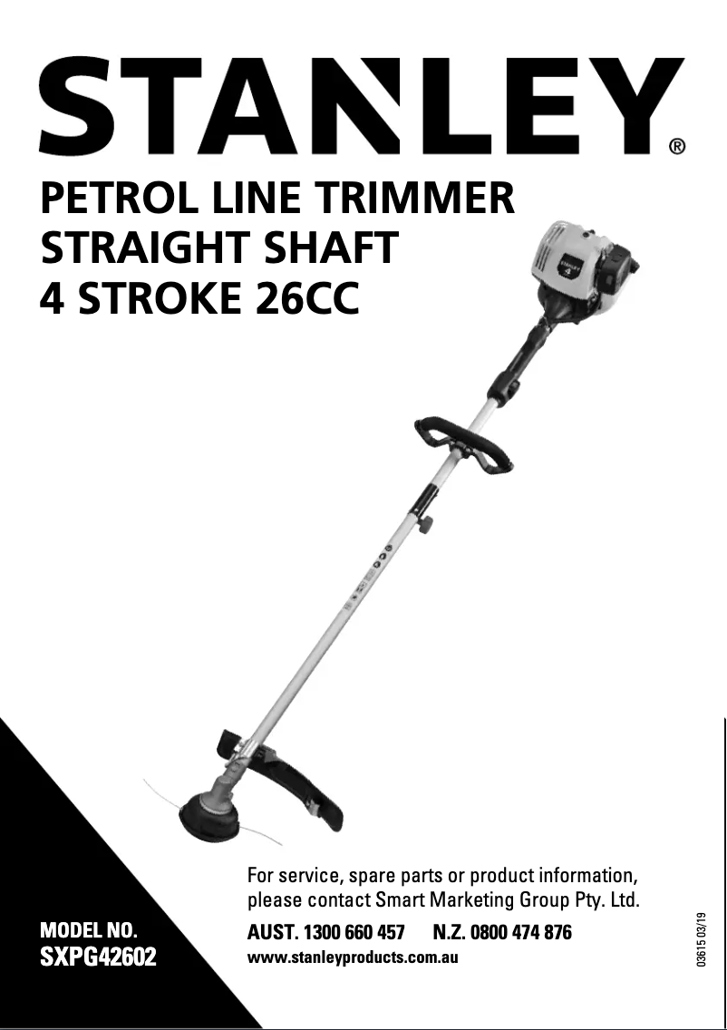 Image de la première page du manuel de l'appareil SXPG42602