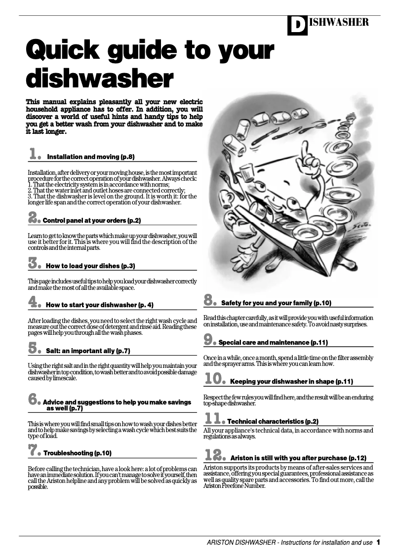 Page 1 de la notice Manuel utilisateur Ariston Thermo LI45UK