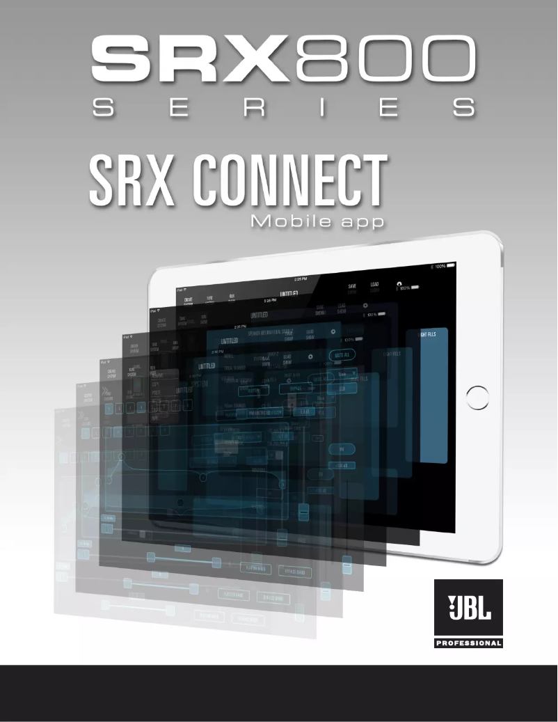 Page 1 de la notice Guide de démarrage rapide JBL SRX812P