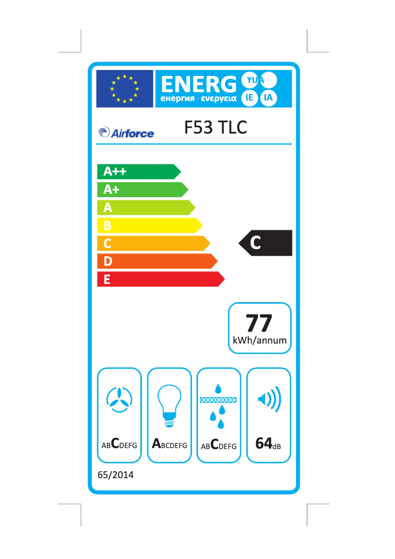 Image de la première page du manuel de l'appareil F53 90 TLC SMP